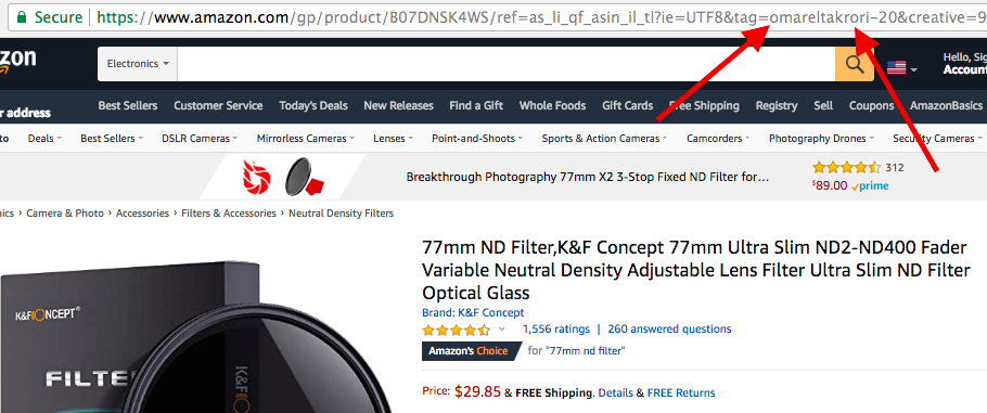 amazon affiliate program