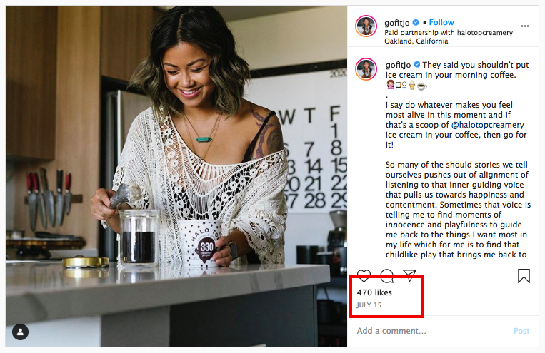 sponsored post instagram