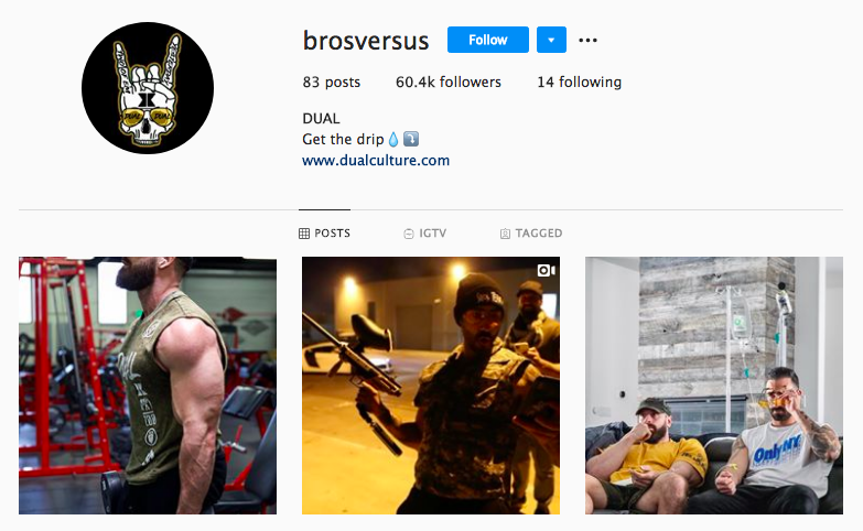 collaboration Instagram page @broversus