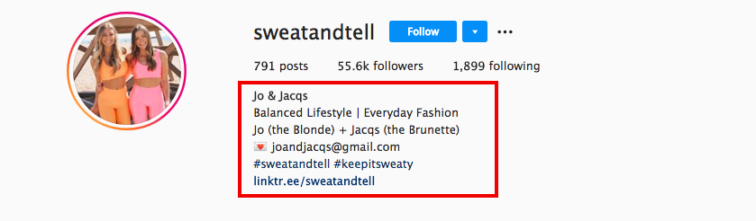fitness and health micro-influencer