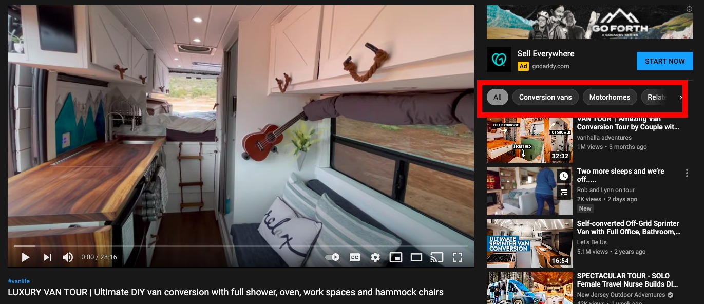 video tags