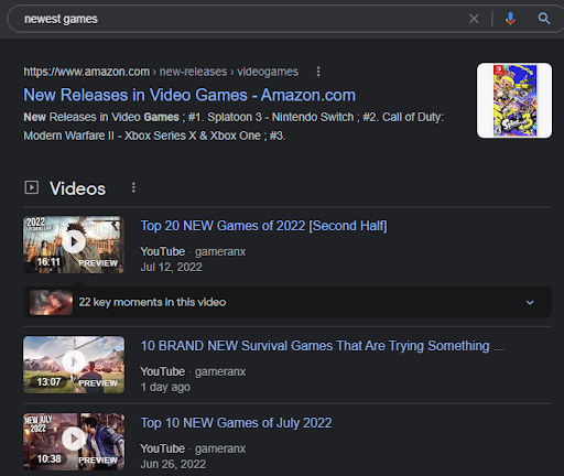 youtube niche ideas google search