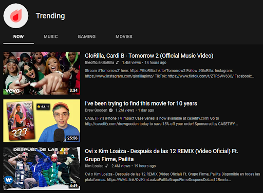 trending youtube niche ideas