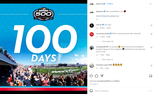 instagram countdown content idea