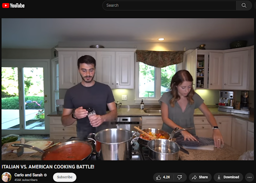 cooking video