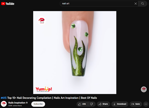 nail art video