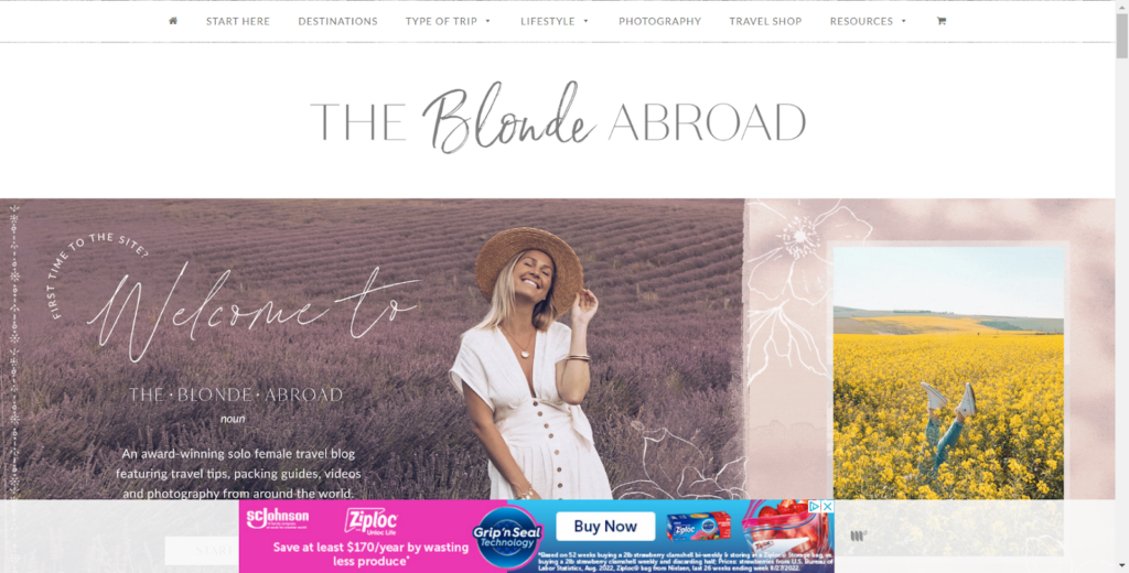 the blonde abroad blog