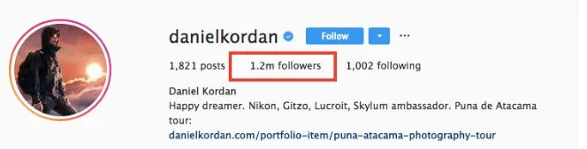 daniel kordan insta bio