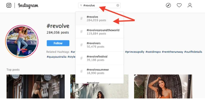 revolve hashtag