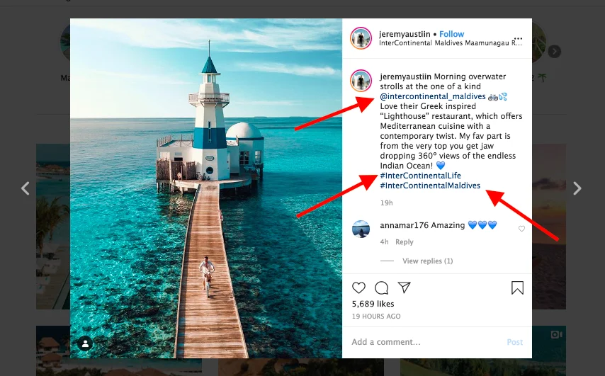 instagram post example