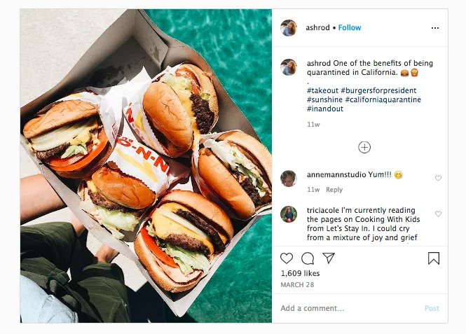 instagram content post