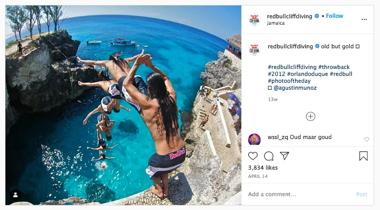instagram influencer post