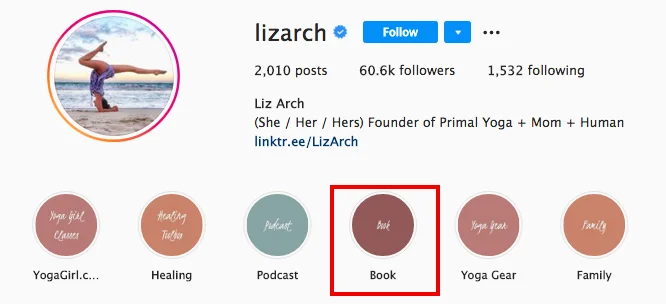 lizarch instagram personal brand