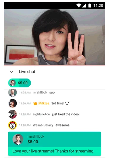 youtube live stream