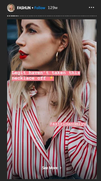 lipstickfever instagram story